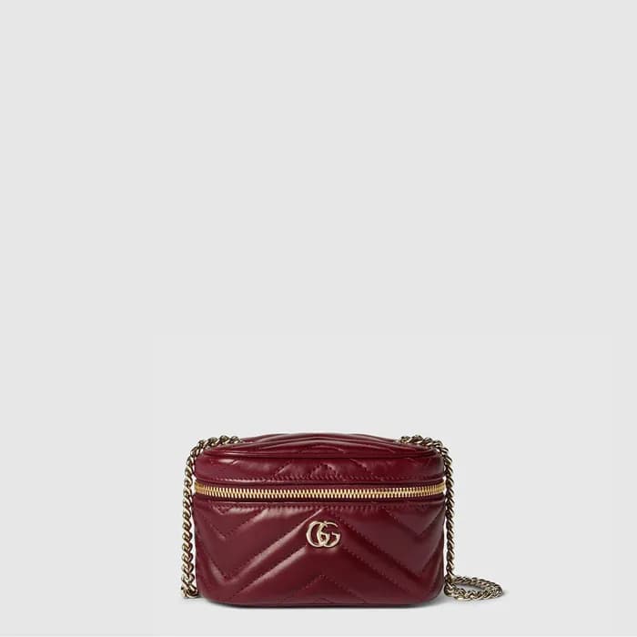 구찌 여성 GG 마몽 나노 베니티 백 - Gucci Womens GG Marmont Nan… - 1