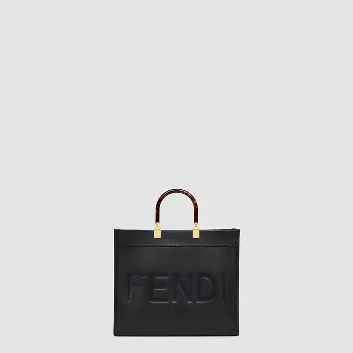 펜디 남/녀 선샤인 미디엄 가죽 쇼퍼 - Fendi Unisex Sunshine Mediu… - 1