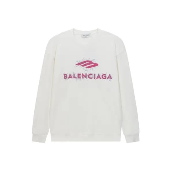 발렌시아가 남성 라운드 긴팔티 - Balenciaga Mens Round Tshirt - … - 1