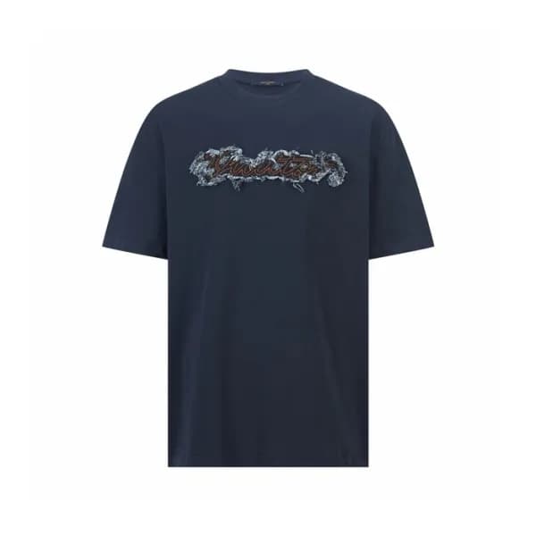 루이비통 남성 라운드 반팔 티셔츠 - Louis vuitton Mens Round Tshi… - 1
