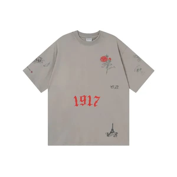 발렌시아가 남성 라운드 반팔 티셔츠 - Balenciaga Mens Round Tshirt… - 1