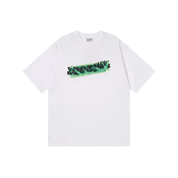 발렌시아가 남성 라운드 반팔 티셔츠 - Balenciaga Mens Round Tshirt… - 1