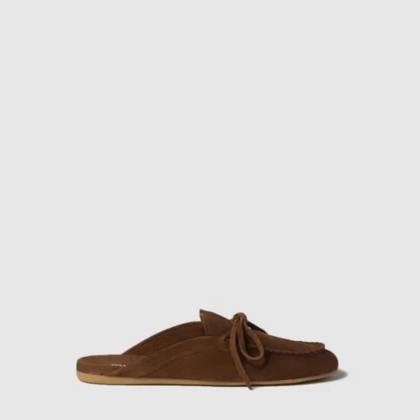 미우미우 여성 스웨이드 뮬 - Miumiu Womens Suede Mule - mis138… - 1