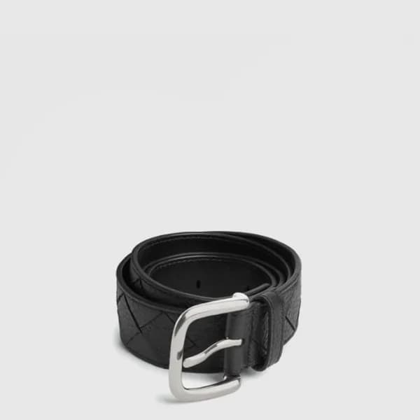 보테가 베네타 남성 인트레치아토 토뤼옹 벨트 - Bottega veneta Mens Int… - 1