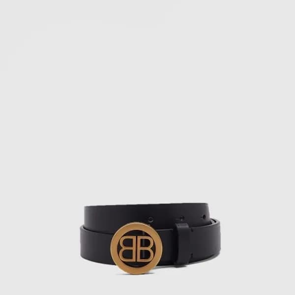 발렌시아가 남성 BB 씬 벨트 - Balenciaga Mens BB Thin Belt - … - 1