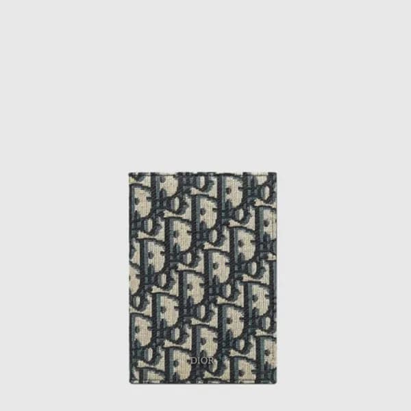 디올 남성 새들 여권 커버 - Dior Mens Saddle Passport Cover -… - 1