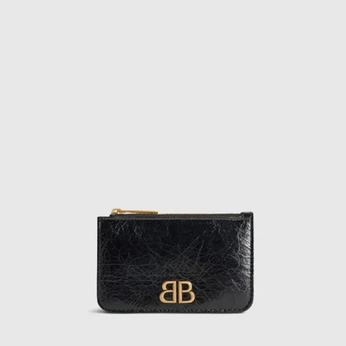 발렌시아가 남성 모나코 롱 동전 카드 홀더 - Balenciga Mens Monaco Lo… - 1