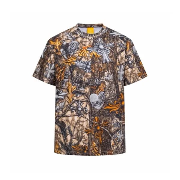 크롬하츠 남성 라운드 반팔티 - Chrom Hearts Mens Round Tshirt -… - 1