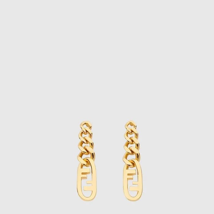 펜디 여성 오 락 이어링 - Fendi Womens O Lock Earring - acc10124x - 1
