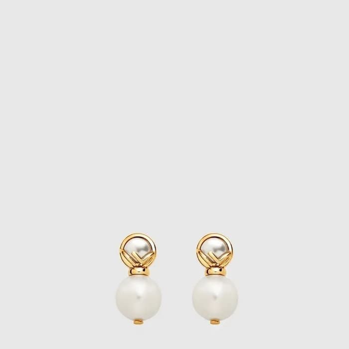펜디 여성 F 이즈 이어링 - Fendi Womens F Is Earring - acc10142x - 1