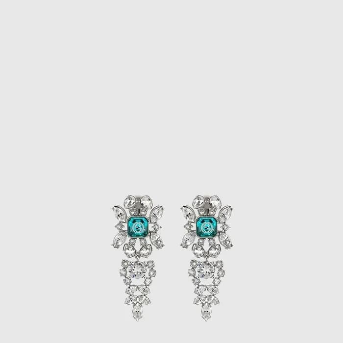 구찌 여성 인터로킹 G 크리스탈 이어링 - Gucci Womens Interlocking G Crystal Earring - acc10746x - 1
