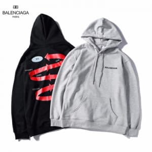 BALENCIAGA 2018 COTTON HOOD TEE - 발렌시아가 코튼 후드티 BAL… - 1