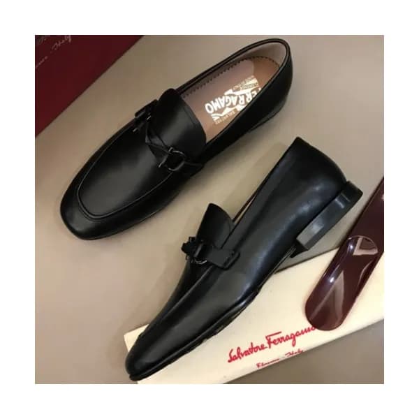 FERRAGAMO 2018 MENS U-TIP LEATHER LOAFER - 페레가모 남… - 1