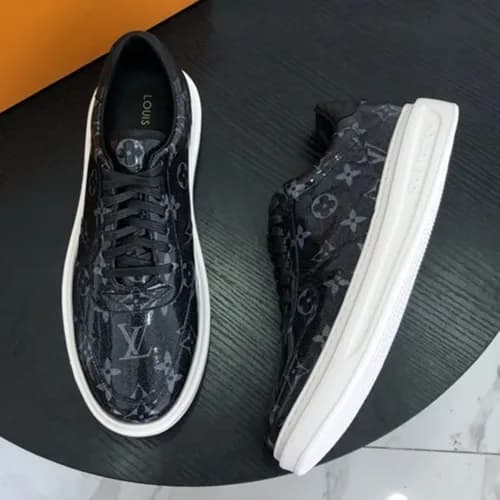 LOUIS VUITTON 2018 MENS LEATHER SKEAKERS - 루이비통 남성… - 1