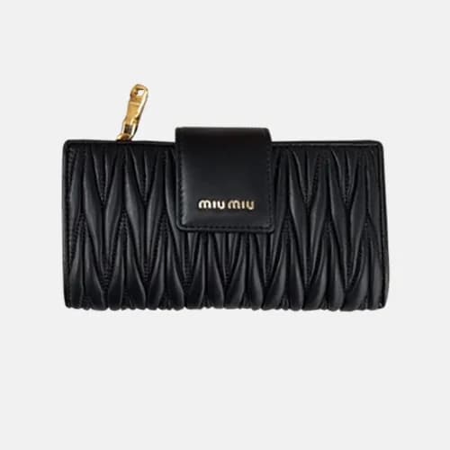 2018/19 MiuMiu Matelasse Mid Wallet 5M L015 - 미우미우… - 1