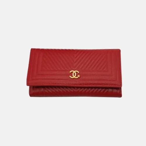 Chanel 2018 Ladies Capuskin Long Purse - 샤넬 신상 카푸스… - 1