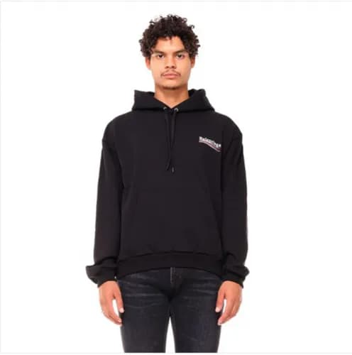 Balenciaga 2018 Wave Logo Hood T-shirt - 발렌시아가 웨이브…