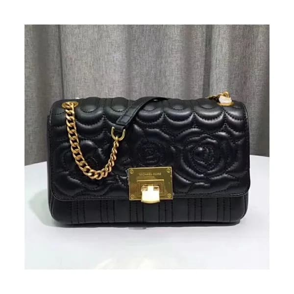Michael Kors 2018 Leather Chain Shoulder Bag, 26CM… - 1