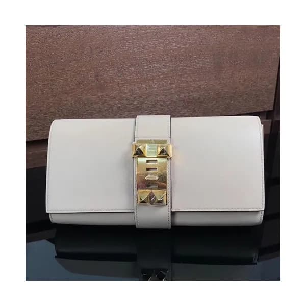 Hermes Medor Swift Leather Clutch Bag ,23cm - 에르메스… - 1