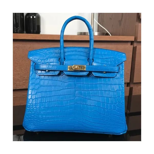 Hermes Birkin Crocodile Leather Tote Shoulder Bag … - 1