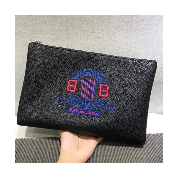 Balenciaga 2018 Leather Clutch Bag ,28.5CM - 발렌시아가… - 1