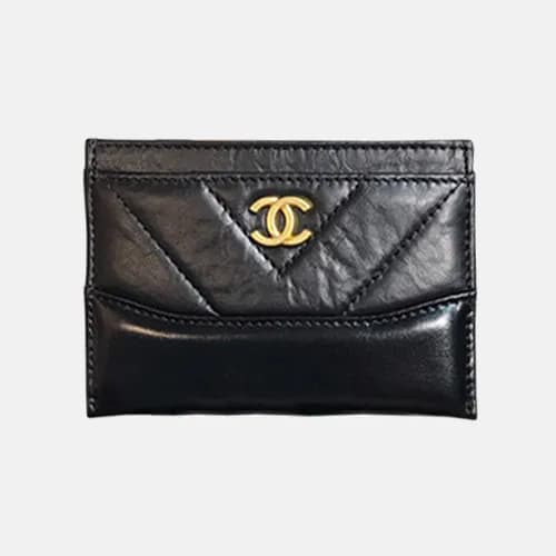 [1:1] Chanel 2018 Ladies Capuskin Card Purse - 샤넬 … - 1
