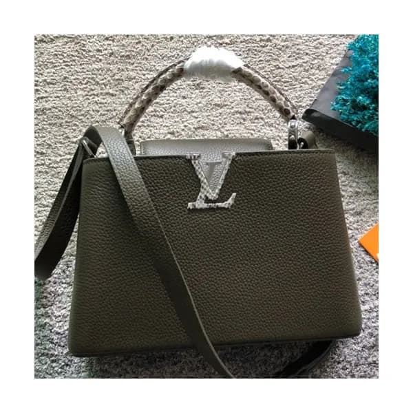 Louis Vuitton Capucines Tote Shoulder Bag,27/31cm … - 1