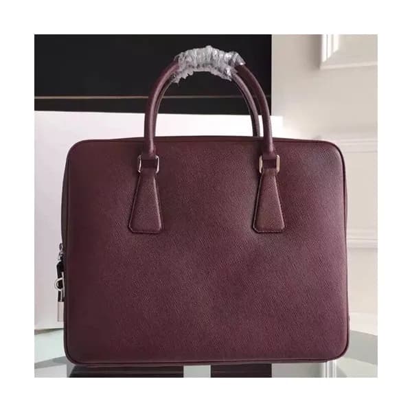 Prada Saffiano Mens Business Bag ,36CM - 프라다 사피아노 … - 1