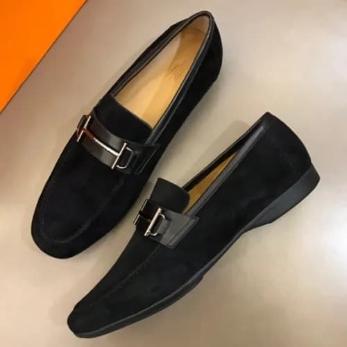 [커스텀급]Hermes 2019 Mens Horsbit Velvet Leather Loaf… - 1