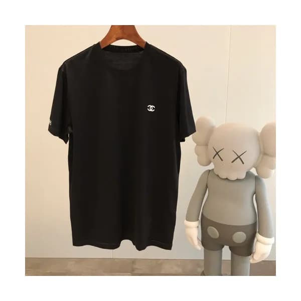 Chanel 2019 Mens Crew - neck Cotton Short Sleeved … - 1