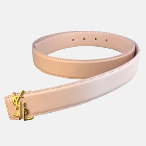 Saint Laurent 2019 Ladies Signature Logo Steel Buc… - 1