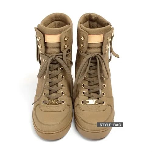 Louis Vuitton 2019 Womens High-top Leather Boots … - 1