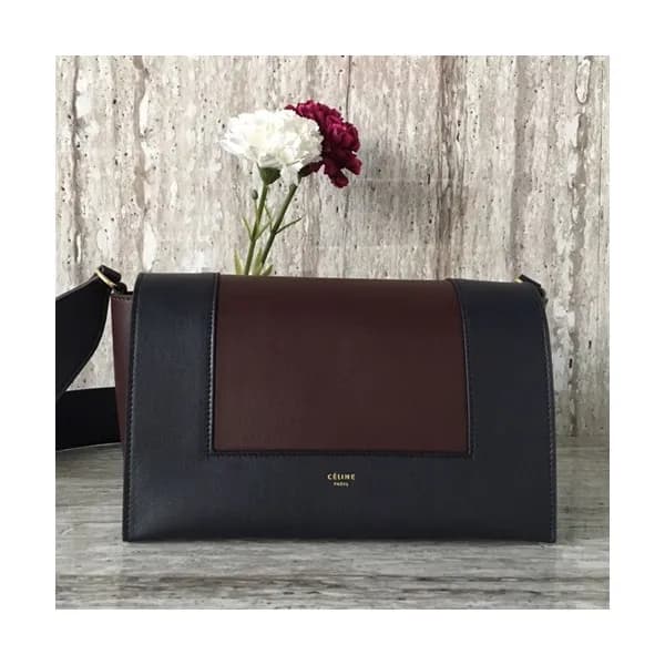 Celine Leather Frame Shoulder Bag,25CM - 셀린느 레더 프레… - 1