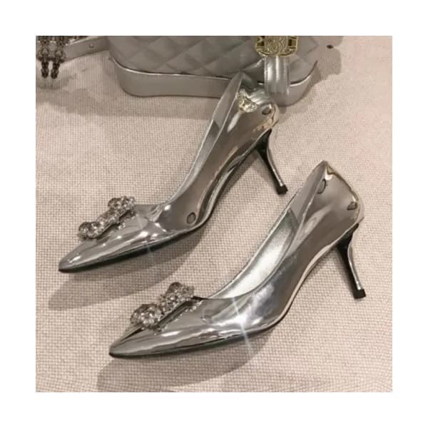 Roger Vivier 2019 Ladies Signature Strass Flower P… - 1