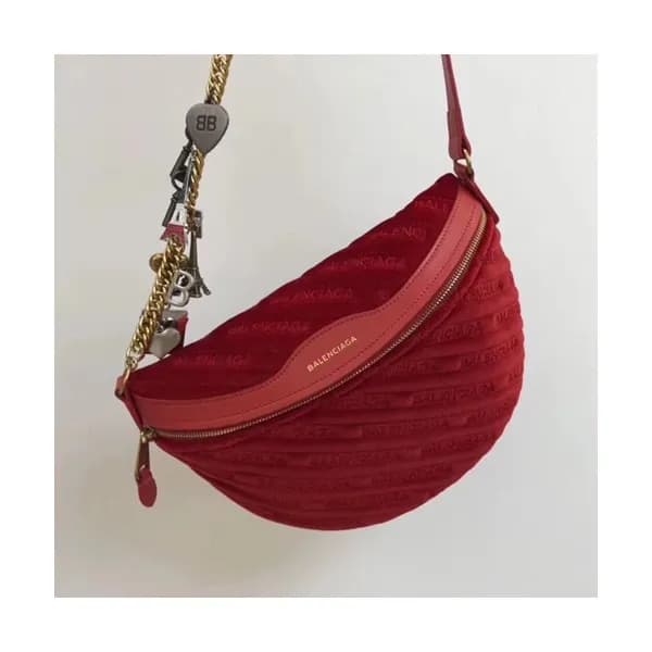 Balenciaga 2019 Velvet Belt Bag ,27CM - 발렌시아가 2019… - 1