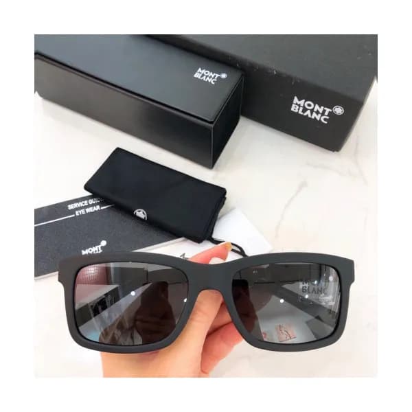 Montblan 2019 Mens Retro Logo Acrylic Frame Eyewe… - 1