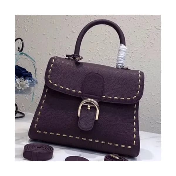 Delvaux 2019 Brillant Leather Tote Shoulder Bag,28… - 1
