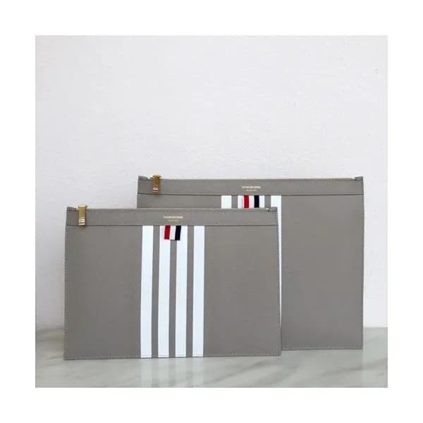 Thom Browne 2019 Leather Clutch Bag ,30/33cm - 톰브라…