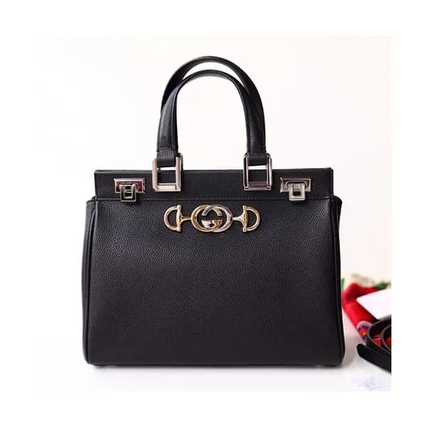 Gucci 2019 Zumi Handle Tote Shoulder Bag,27/33.5CM… - 1