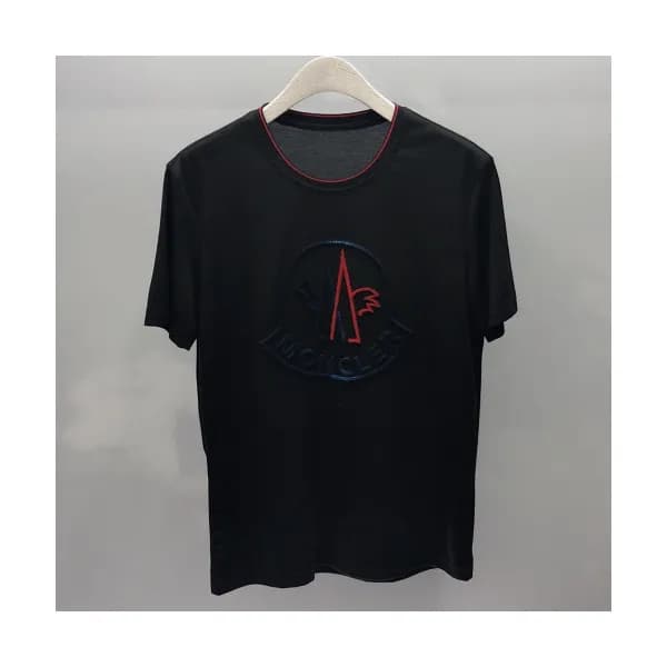 Mocler 2019 Mens Logo Cotton Short Sleeved T-shirt… - 1