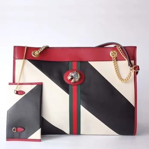 Gucci 2019 Tiger Head Large Women Tote Shoulder Sh… - 1