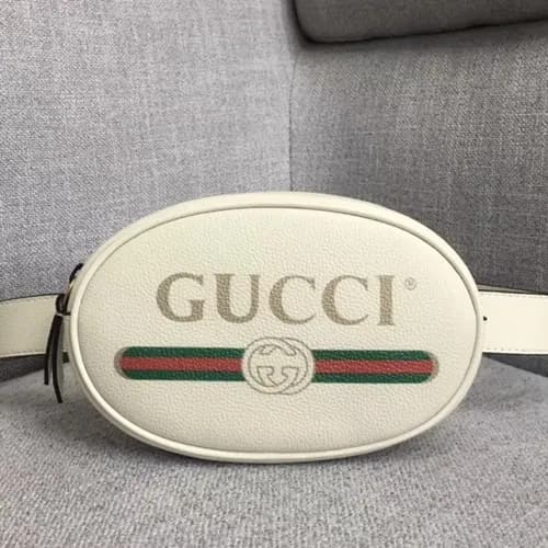 Gucci 2019 Logo Leather Belt Bag,18CM - 구찌 2019 로고… - 1