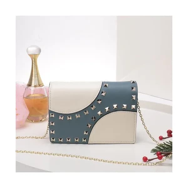 Valentino 2019 Leather Chain Shoudler Cross Bag,1… - 1