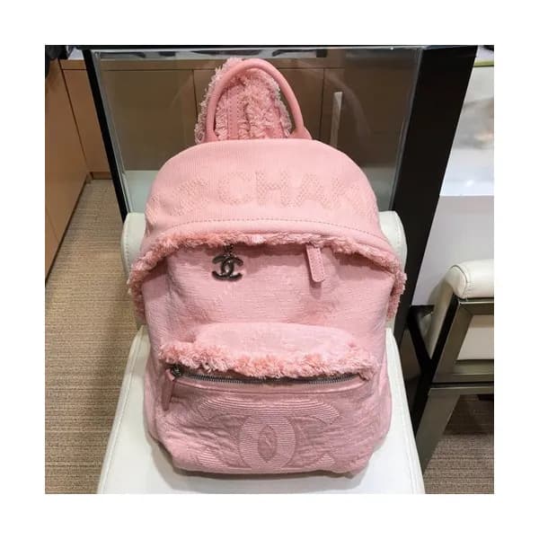 Chanel 2019 Wool Blend Women Back Pack ,39CM - 샤넬 … - 1