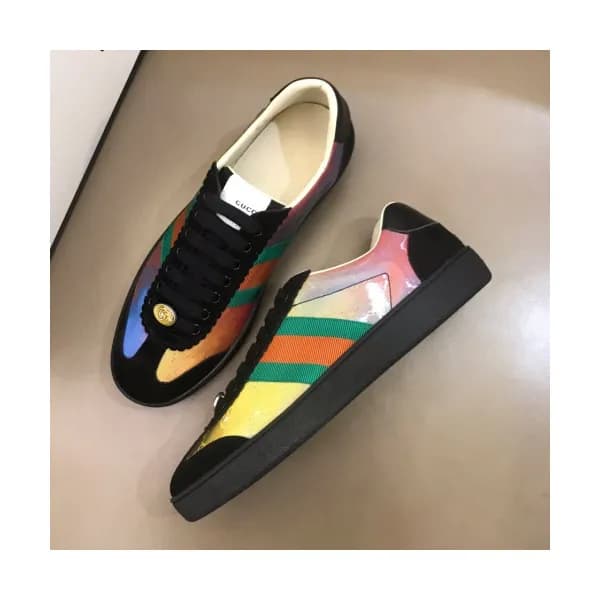 Gucci 2019 Mm/Wm GG Logo Ace Leather Sneakers - 구찌… - 1