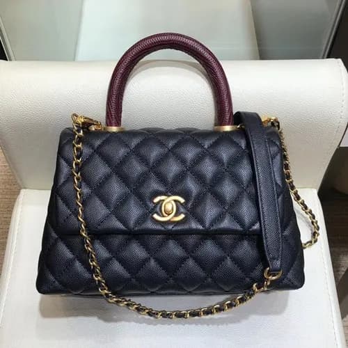 Chanel 2019 Coco Chain Handle Shoulder Bag,23/28CM… - 1