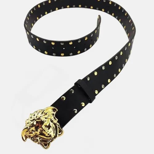 Versace 2019 Mens Leather Belt - 베르사체 2019 남성용 레더… - 1