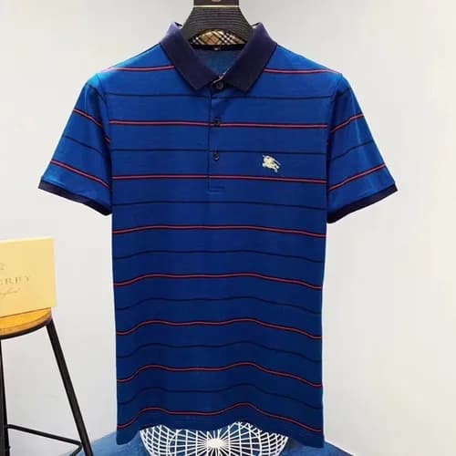 Burberry 2019 Mens Logo Silket Short Tshirt- 버버리 남… - 1