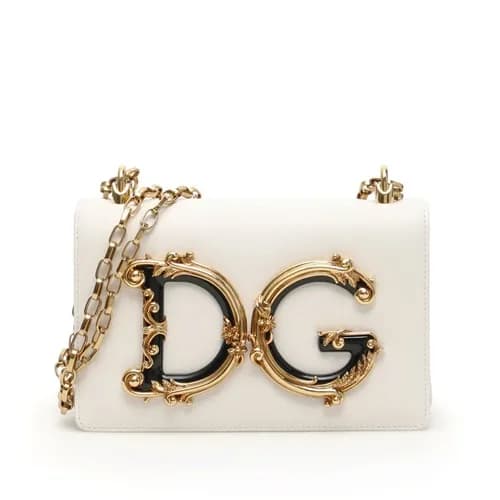 Dolce&Gabbana 2019 Leather Chain Cross Bag ,21CM -… - 1