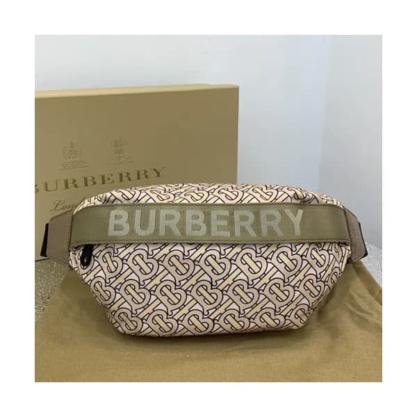 Burberry 2019 TB Canvas Hip Sack Belt Bag , 31cm -… - 1